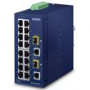 産業用ファストイーサネットスイッチングハブ ギガ・SFPコンボポート付 IFGS-1822TF